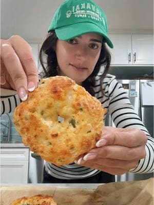 Sunday high protein bagel prep - this week is jalapeño cheddar! #bagel #highprotein #highproteinrecipes #bageltok #jalapenocheddar 