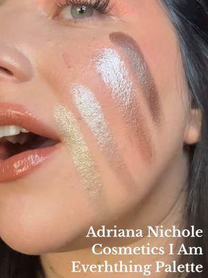 Replying to @mjhenders0n here are the metallic swatches from the I Am Luxurious Eyeshadow Palette! @Adriana Nichole Cosmetics ✨ #adriananicholecosmetics #iameverythingpalette #eyeshadow #eyeshadowswatches #singleeyeshadow 