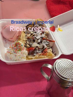 #Ricas crepas#nutela#lechera#fresas#banana#topin#losangelescalifornia #parati#foryou#fyp #