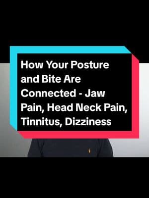 How Your Posture and Bite Are Connected - Jaw Pain, Head Neck Pain, Tinnitus, Dizziness  #Posture #JawPain #Tinnitus #NeckPain #Dizziness #TMJ #DrAlanMandell #HealthTips #Wellness #PainRelief 