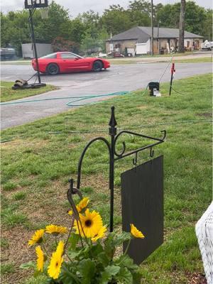 First born Trista (now 16) and 14 years later Blakely (now 2) both standing by the same corvette at about 1.5 years old. Dad loves yall very very much proud of you Trista driving working being a responsible young adult and hopefully the 4th generation Davis business owner one day. #family #davisfamily 