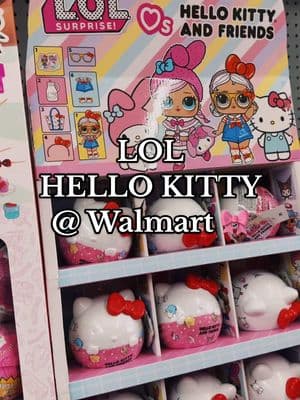 Finally found these instores 😍 @hellokitty @sanrio @lolsurprise @Walmart lol hello kitty is sooo cute 🥰🎀 #lolhellokitty #hellokittygirls #walmartfinds #girlytok #shoppinghaul #girlyfinds #lolsurprise #loldolls #fyp 