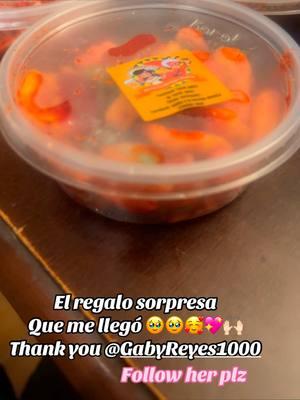 #SORPRESAMELLEGO#regalitosespeciales #thankyou @GabyReyes1000  #gummybearchamoy #delicious 