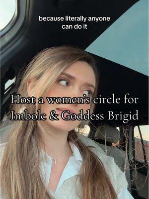 this is your sign to start your own women’s circles  #newmoon #womenscircle #pagan #imbolc #womenempowerment #spirituality #women #friendship #seasons #goddessbrigid 