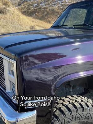 #fyp #fypシ゚viral #fyppp #sqaurebody #purplechevy #idaho #maladidaho #chevorlet #fyppp #sunsets #mountains #trucktok 