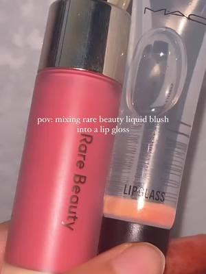 #rarebeauty #rarebeautybyselenagomez #lipglass #maclipglass #rarebeautyblush #mixingrarebeautyblushes #maccosmetics #rarebeautymakeup #rarebeautyblushintolipgloss #makeuphack #lippiehack #blushhack #lipglosshack @Rare Beauty @maccosmetics @MAC Cosmetics USA 