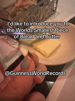 Im gonna bet youve never seen one this small before huh? Lets get this viral folks 🙏#guinnessworldrecords #worldrecord #breadandbutter 