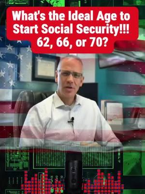 What's the Ideal Age to Start Social Security!!! 62, 66, or 70?#socialsecurity #fairnessact #passes #passed #congress #socialsecuritybenefits #realities #age #62 #60 #planning #community #retirement #income #social #fypシ