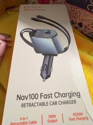 #gusgu #100 #w #retractable #car #charger #4 #in #1 #fast #car #phone #charger #featuring #2 .#6 #feat #long @Gus Gus 