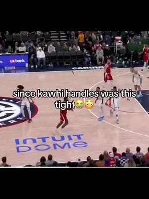 bro not even 100% but still so effective👀 #kawhileonard #kawhi #handles #anklebreaker 