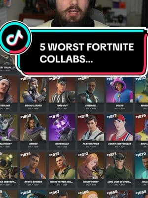 The 5 WORST Fortnite Collabs… #trending #gaming #GamingOnTikTok #f#fortnitef#fortniteupdatef#fortnitegameplayf#fortniteeventf#fortnitebattleroyalef#fortniteogf#fortniteleaksf#fortnitechapter6fortnitecollab #scottygetsfloppy 