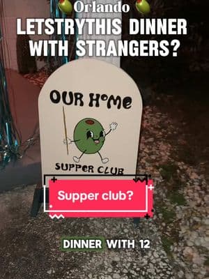 Would you try dinner with strangers 🤭🤯 🫒Our Home Supper Club 🫒 makes this a unique and unforgettable experience🥹 purposefully left out fun details so you can be surprised in an extremely positive way when you try a lovely supper evening!  E&D are the best hosts anyone could ever ask for and seeing them blossom into year 3 felt so special! Grateful to be part of the first supper club of 2025!!!  Special shoutout to my friend @lunchwithbiggie for interviewing this awesome couple on his podcast and letting me be his plus one for this supper experience 👏👏  Cheers 🥂 to your success!  LetsTryThis! #supperclub #orlandofoodie #privatedinner #privatedining #homemadebutter #dinnerwithstrangers 