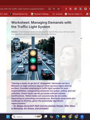 Using the traffic light system to prevent stress and burnout #adhdinwomen #audhd #adhdburnout #adhdtiktok 