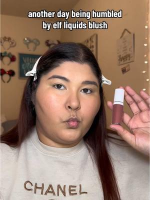 i even tried putting it on the back of my hands like yall said and i still failed 😭 ily tho @e.l.f. Cosmetics my fav liquid blushes #elfliquidblush #elf #makeup 