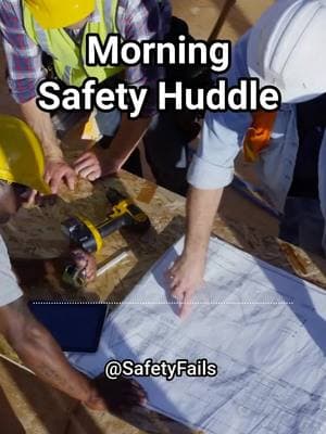 Morning Safety Huddle For Contractors🙏 - We Hope You Stay Safe Today #safety #prayer #work #atwork #affirmations #affirmationsdaily#accidents #accident #construção #construction #safetyfirst #maintenace #risk #risky #fallprotection #fails #eletrical #ppe #fire #safety #crane #laddersafety #slip #firesafety