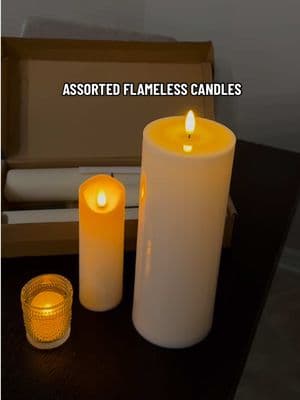 These are PERFECT for a wedding and home decor after! #flamelesscandles #ledcandles #weddingdecor #homedecor #weddinginspo 