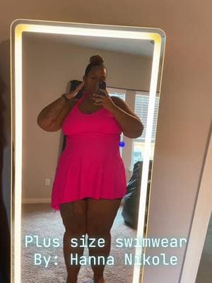 I’m wearing a size 22 in the first two and a size 24 in the two piece!  #hannanikole #plussizeswimwear #plussizeonepiece #plussizefashion #tiktokshopcreatorpicks 