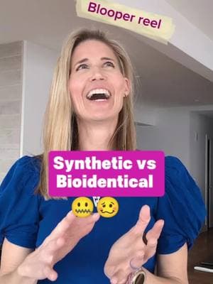 It's been a rough day. 😫😫 Under the brand name, on your label, look for "estradial" or "17b estradial" ✅ Under the brand name, look for "progesterone" or "micronized progesterone". ✅ If you can't find the "generic" name, Google the brand name and find the drug info page.  If you see any other words or variations, it is likely that what you're taking is not bioidentical. ❎ That doesn't necessarily mean it's a problem. Some people do better with progestins than progesterone.  But, some progestins, like the now-infamous medroxyprogesterone acetate, can be problematic.  Education is your superpower so you want to know what you're taking and why. 😁 💪💪💪 #hormones #hrt #perimenopausehealth #womenshealth #menopause #perimenopausehealth #perimenopause #estrogenmatters 