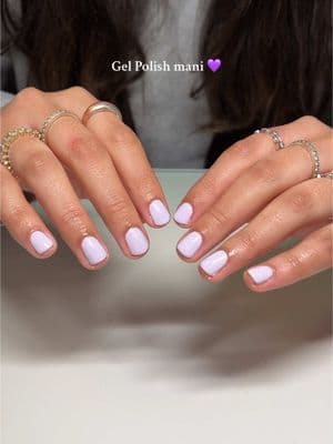 Gel Polish mani 💜💜💜 BOOK WITH ME 💅 link in bio! MI📍#gelpolish #gelpolishnails #dndgelpolish #bookwithme #nailtech #nails #nailart #nailtutorial #nailinspo 