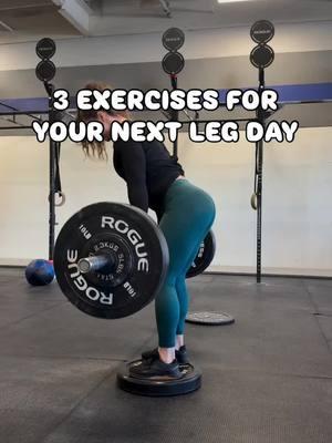 🔥 3 Must-Try Moves for Your Next Leg Day 🔥 1️⃣ Deficit RDLs: Take your hamstring stretch to the next level! Adding a deficit increases your range of motion, making this exercise perfect for building posterior chain strength and flexibility. 🏋️‍♀️ 2️⃣ Heel Elevated Sumo Squats: Want deeper squats and quad domination? Elevating your heels shifts focus to your quads and allows for a deeper range of motion while the sumo stance lights up your glutes and inner thighs. 🍑 3️⃣ Walking Lunges: A leg day classic for a reason! These are amazing for unilateral strength, balance, and building endurance in your quads, glutes, and hamstrings. Plus, they double as a great finisher! 💪 Which of these are you adding to your routine? 👇 Drop your favorite leg day exercise in the comments! #LegDay #StrengthTraining #DeficitRDLs #SumoSquats #WalkingLunges #FitnessTips