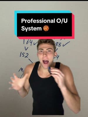 Professional Over Under System 🏀 #collegebasketball #ncaab #ncaam #over #under #system  #greenscreen 