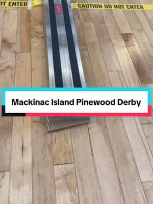 Mackinac Island Punewood Derby #mackinacisland #resident #islandlife #yearround #winter #pinewood 