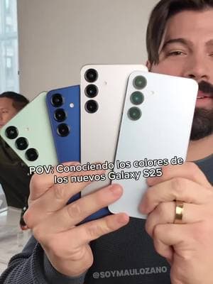 👉 Colores Galaxy S25 y Galaxy S25 Plus - Navy (Azul Marino) - Icy blue (Azul) - Silver Titanium (Titanio plata) - Titanium black (Menta) ¿Cuál es tu favorito? #galaxys25 #galaxys25plus #samsung #galaxyunpacked #maulozano #tecnologiaconmau