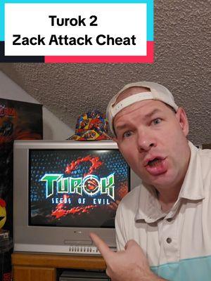 The Zack Attack Cheat for Turok 2 #n64 #nintendo #gamer #gaming #dailyretro #retrogaming #nostalgic #retrogamer #retro #RetroGamingLife #90sGaming #GamingNostalgia #N64Games #ClassicGaming #Nintendo64 