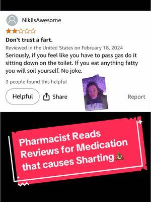 Pharmacist Reads Reviews for Medication that causes Sharting💩 #doctor #pharmacist #pharmacy #shart #poo #omg #wild #crazy #funny #silly #hehe #haha #amazon #weightloss #weight #loss #pizza #gross #nasty 