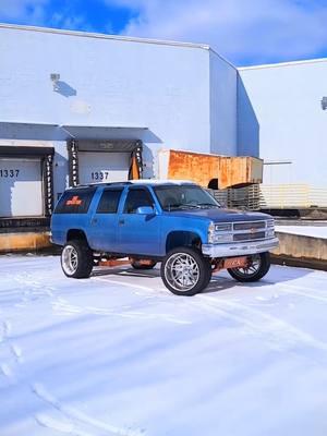 Took our shop truck out for a little snow day fun!🔥 Got our work cut out on the next detail😂 . Start your build today! Obssuperstore.com  . #obs #obsaddiction #obsk1500 #obstahoe #obschevytrucks #obsluxury #k1500 #k1500chevy #c1500 #454ss #c2500 #c3500 #k2500 #k3500 #obschevy #liftedobs #obschevy