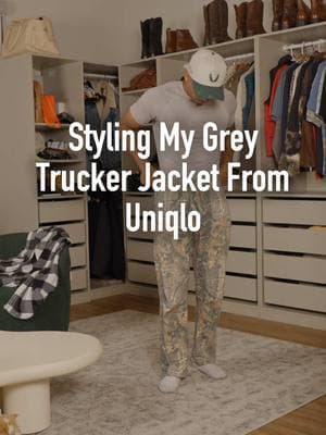 Feels good to be back styling my grey trucker from @UNIQLO USA Let me know what looks yall want me to style this year #mensfashions #mensstreetwear #camstylez #2025fashion #menscasual