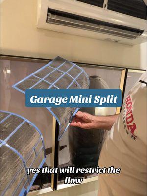 Did gou know to do this to your Mini Split Every month? #minisplit #garageapartment #garageconversion #adu #herhomereno 