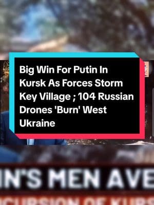 The Russian army claims to have regained control of a village in the Kursk border region, with the Defence Ministry stating that the North Group of troops has liberated Nikolayevo-Darino. Meanwhile, Russia launched a massive drone attack, reportedly targeting an industrial facility in western Ukraine. Over 100 Russian drones were used in the assault, sparking fires at the facility. #russiaukrainewar #russiaukraineconflict #russiaukrainewarupdate #ukrainerussiawar #putin #nato #politiplot #fyp #trump #fyp #russiaukrainewarupdate2hrsago 