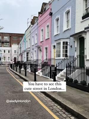 You have to see this cute street in London. The colorful facades and pretty pastels are beautiful, and it’s hard to beat this road for charm. You can see Bywater Street and more on my free self-guided walk in Chelsea. Head to the link in my bio, @aladyinlondon, and use the search box to find the full route and map.  #chelsea #streetsoflondon #londonwalk #londonstreet #londonwalks #londonwalks 