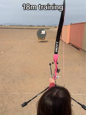 Putting in arrows…. Finally #archery #recurvebow #olympicrecurve 