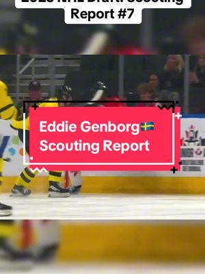 Eddie Genborg🇸🇪 #foryou #hockey #worldjuniors #wjc #hokej #hockeytiktoks #nhldraft #2025nhldraft #mockdraft #sverige #sweden #slovensko #canada #usa #trekronor #linköping #ishockey 