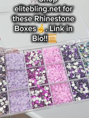 Rhinestone Boxes Sale Currently Going on. Buy 2 Get 1 Free. The Link is in my Bio#elitebling #craft #fypage #viraltiktok #rhinestoneartist #blingartist #nailartist #CapCut 