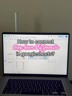 Replying to @syaa⋆ ˚｡⋆୨୧˚ hi yes you can definitely use a dropdown with the IF formula ☺️  #googlesheets #googletricks #googlesheetshack #digitalplanner #googlesheets_excel #googlesheetstutorial #corporatelife #googlesheetstips #digitalproducts 