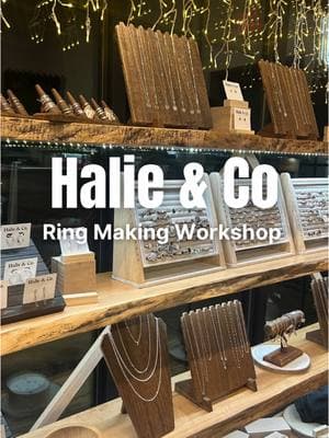 📍@Halie & Co. located in the @Eastern Market Detroit sells beautifully crafted handmade jewelry & and smell goods. The store also offers ring making classes Thursday-Sundays at 6:30pm 💍✨ #halieandco #easternmarketdetroit #thingstodoindetroit #metrodetroit #uniqueactivities #datenightideas #datenight #detroitfyp #detroit #placestogoindetroit 