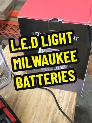 Definitely a must have item!  #light #led #Milwaukee #bright #worklight #shop #ChallengeTheBuild 