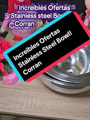 Ya Viste el Super Ofertosn de estos Bowl Stainless steel! yo tu y corro ya! #LiveOutlandish #tiktokshopjumpstartsale  #TiktokShopLoveAtFirstFinds #TiktokShopTheBigGame #Jumpstartsale #giftguide  #tiktokshopnewyearsale #sanvalentinegift #bowlstainlesssteel #stainlesssteel #hoyasoftiktok #TikTokShop #stailesssteelappliances #jodykitchensupplies #rustresistentmaterial #airtight #nonslipbottom #bowl 