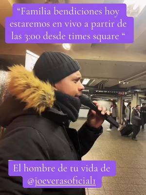 “Feliz lunes” El hombre de tu vida cover de @joeverasoficial1  “Familia bendiciones hoy estaremos en vivo a partir de las 3:00 desde times square “ #fyp #nyc #musicundernewyork  @Security Cameras @LadyT❤️1117 @NotHere 🇨🇺 🇺🇸  @LaTeniente escolta de KALIMAN @LeynaDayna  @Maria Figueroa  @Sharon Cassady-Willi  @Vicky_Rose.  