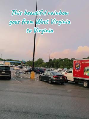 Beautiful!! #rainbow #beautiful #naturesbeauty #nature #fyp #foryoupage #foryourpage #wv #va #mountains #appalachia 