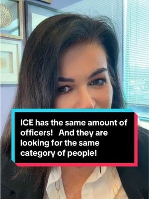 ICE has the same amount of officers it had last week. ICE is looking for specific people with Criminal Records and remove orders. They're not looking for you so just remain silent and exercise your rights #MassDeportation #ICERaid #ICERaids #ICEOfficers #Undocumented #Trump2024#undocumented #ADocumentedImmigrants #ImmigrationAndCustomsEnforcement #KnowYourRights #ImmigrantRights #redcards 