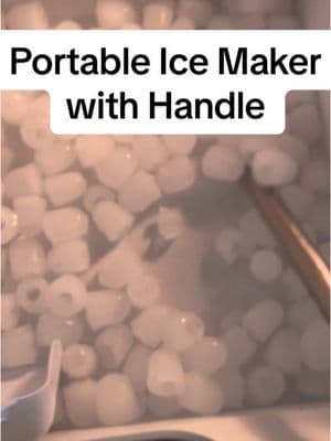 Portable ~ Countertop Ice Maker with Handle Makes Ice every 6 minutes! UNBELIEVABLE PRICE in 🛒 #icemaker #icemachine #portableicemaker #countertopicemaker #ice 