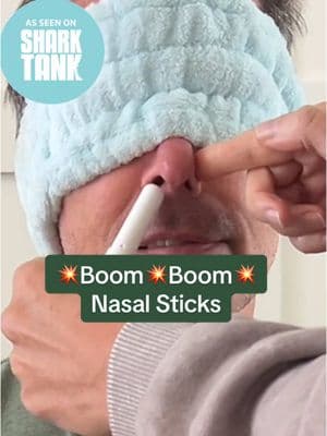 Having my husband try the Boom Boom Nasal Sticks! The boost you need, when you need it!! #boomboom #nasal #moreenergy #naturalremedy #essentialoils 