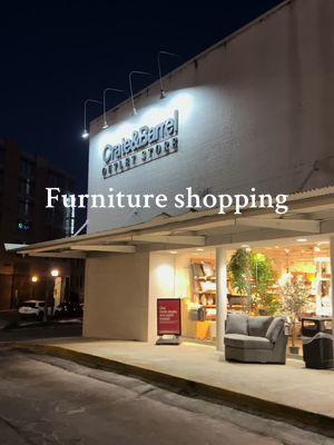 Lets go furniture shopping @crateandbarrel 🫶🏾 #crateandbarrel #crateandbarreloutlet #furnitureshopping #comfiestcouch #dmvapartmenthunt #dmvapartmenthunting #newaparment ##CapCut 