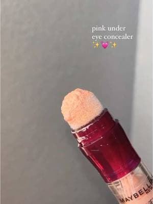 #maybellineconcealer #pinkconcealer #pinkundereye #colourcorrection #affordablemakeup #makeupaesthetic #pinkaesthetic #maybelline @Maybelline NY 