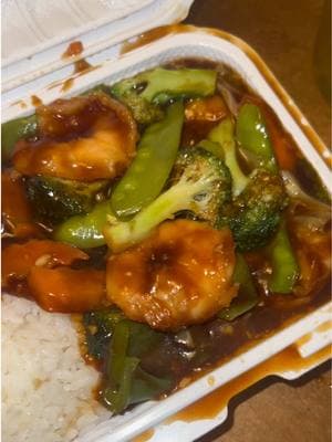 My Lunch Order : Garlic Shrimp & Broccoli | White Rice is superior 🍚#tipsyuponarrival #garlicshrimp #shrimpandbroccoli #mukbang #baltimoretiktok #chinesecarryout 