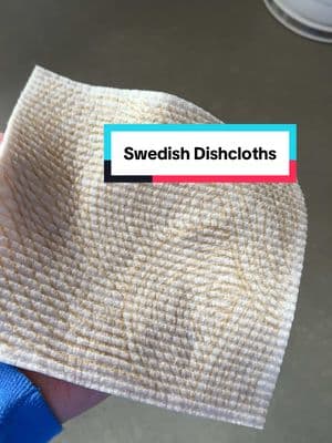 I love Swedish Dishcloths. #swedishdishcloth #cleaning #CleanTok #dishcloth  